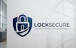 create security, company, cyber security, lock logo