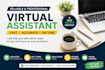 do fast and accurate data entry and virtual assistant tasks