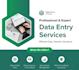 do data entry, data collecting, and data scraping