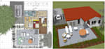 render architectural site plan, master plan, landscape plan