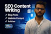 write SEO optimized content for blogs and websites