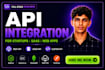 develop rest API integration in nodejs express app