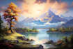 landscape oil painting art