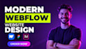 design and develop a webflow website, figma to webflow or fix webflow