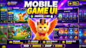 design professional mobile game UI for android and ios