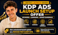 set up your KDP keywords, amazon ads and launch strategy