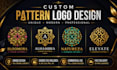 create custom seamless pattern designs from your logo
