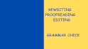 professionally restructure, rewrite and proofread your paper, essay