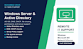 setup or troubleshoot windows server, active directory, dns and dhcp