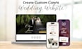 design custom wedding website on canva