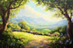 paint real oil painting on canvas