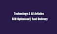 write SEO blog articles on technology and ai