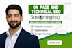 do on page and technical SEO with complete website audit report