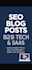 write SEO blog posts for b2b tech and business websites