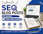 write SEO blog posts, articles, and social media captions