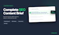create a complete SEO content brief with keyword research