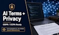 draft ai website terms and conditions and gdpr privacy policy