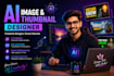 create stunning ai generated images and youtube thumbnails