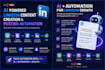 create ai powered linkedin post automation