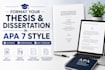 format your thesis and dissertation in apa 7 style