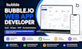 build bubble io web app, saas mvp bubble crm no code website