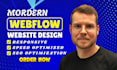 design, redesign webflow website as a webflow expert and develop webflow website