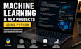 do machine learning and nlp projects using python ai