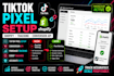 setup tiktok pixel shopify conversion API and event tracker