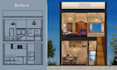 render 2d floor plan and section in photoshop