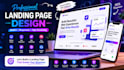 create  custome proffessional landing page