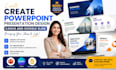 create powerpoint presentation design canva and google slide sales deck design