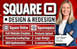 design square online store booking website ecommerce and square pos setup