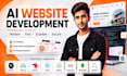 do ai website development and full stack website with nextjs