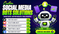 develop social media bot, tiktok bot, twitter x bot, youtube bot, instagram bot