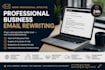 rewrite your business emails professionally and naturally