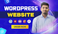 build wordpress website design, redesign, custom full stack website development