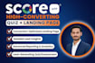 build high converting scoreapp quiz funnel and landing page