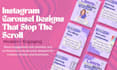 design modern instagram carousel posts in canva