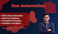 automate bulk PDF and word document generation