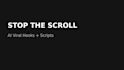 create viral ai content hooks captions and short form scripts