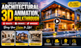 create interior and architectural 3d animation, walkthrough