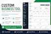 build a custom inventory, accounting or business management tool