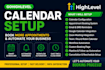 setup gohighlevel calendar booking and appointment automation