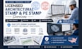 provide licensed architectural stamp and permit drawing services