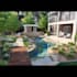 design backyard, pool, patio as a landscape architect