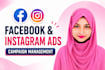 setup and manage high converting facebook and instagram ads campaign
