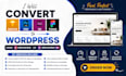 convert figma design to wordpress website using elementor pro