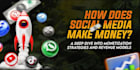 manage social media with content creation or monetization