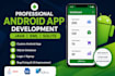develop professional android app using java, xml and sqlite