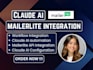 setup claude mailerlite integration claude ai mailerlite api claude setup